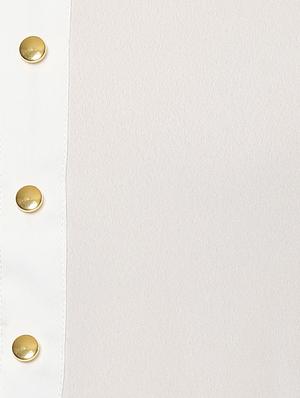 white solid high low dress - 14900649 - Standard Image - 4