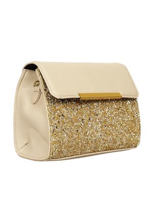 beige leatherette regular sling bag - 14900743 - Standard Image - 4