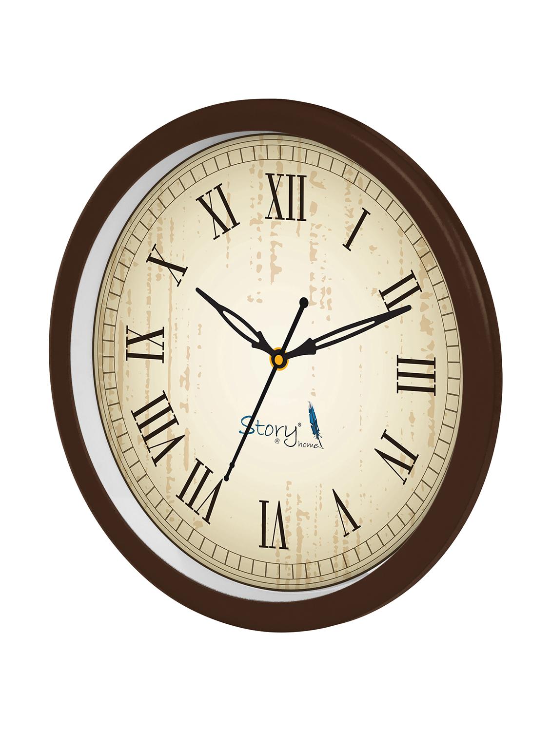 glass round shape wall clock - 14901828 - Zoom Image - 4