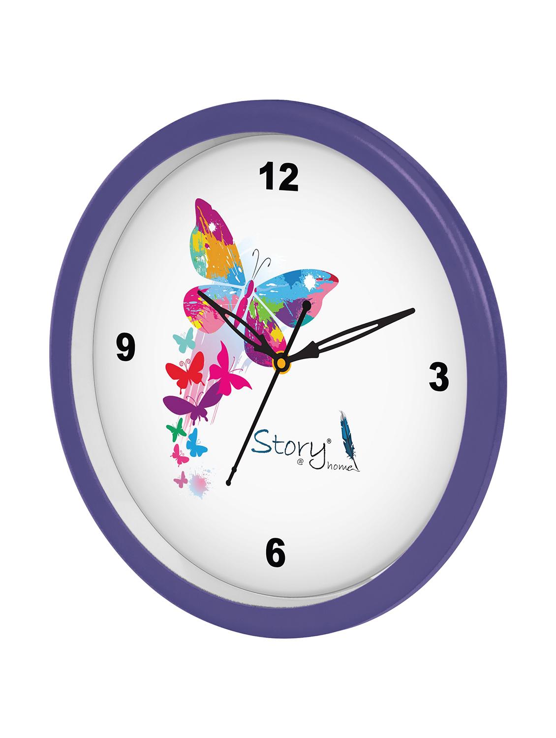 Glass Round Shape Wall Clock - 14901840 - Zoom Image - 4