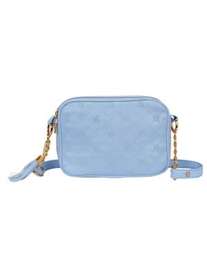 blue leatherette regular sling bag - 14903024 - Standard Image - 4
