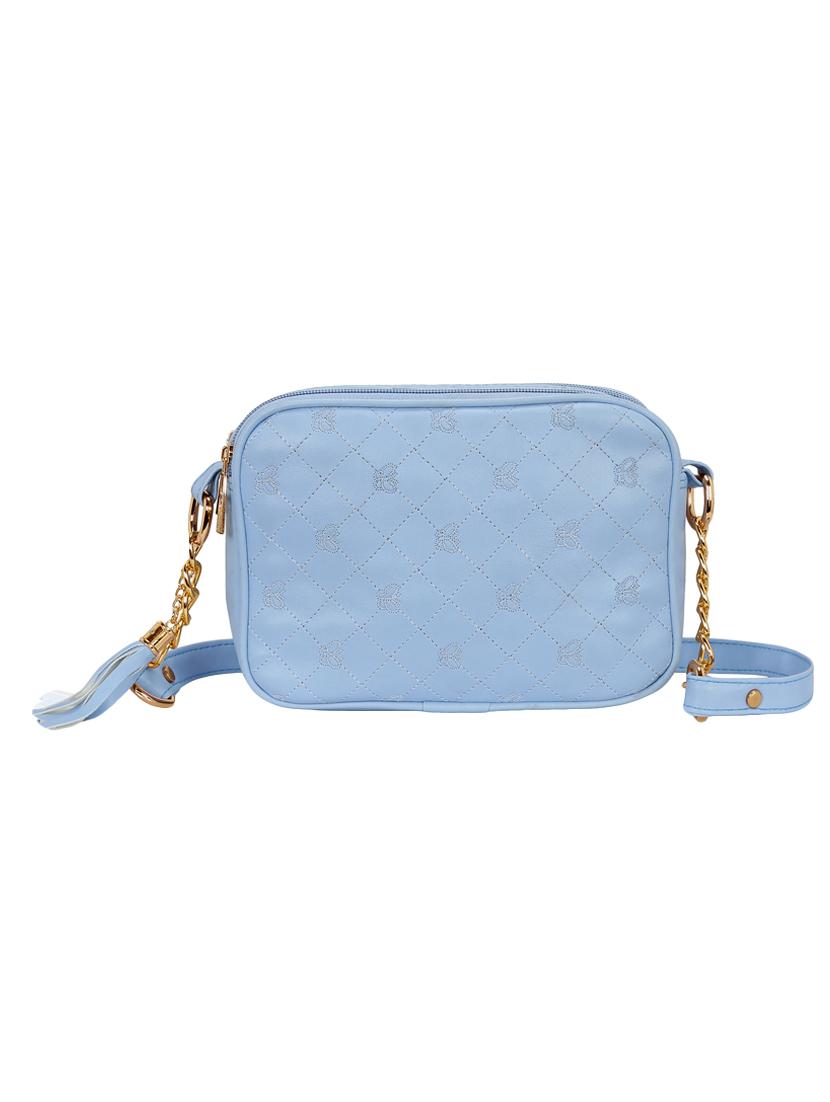 blue leatherette regular sling bag - 14903024 - Zoom Image - 4