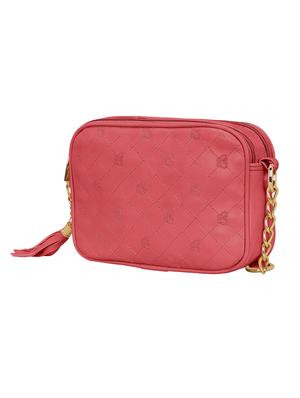 pink leatherette regular sling bag - 14903032 - Standard Image - 4