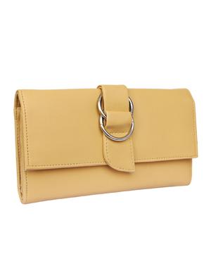 beige leatherette (pu) ethnic clutch - 14903418 - Standard Image - 4