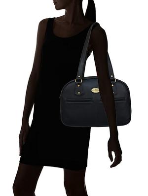 black leatherette regular handbag - 14903449 - Standard Image - 7