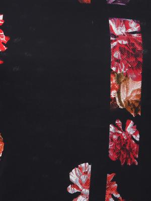 black printed georgette top - 14904075 - Standard Image - 4