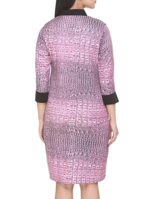 purple printed sheath dress - 14905673 - Standard Image - 4