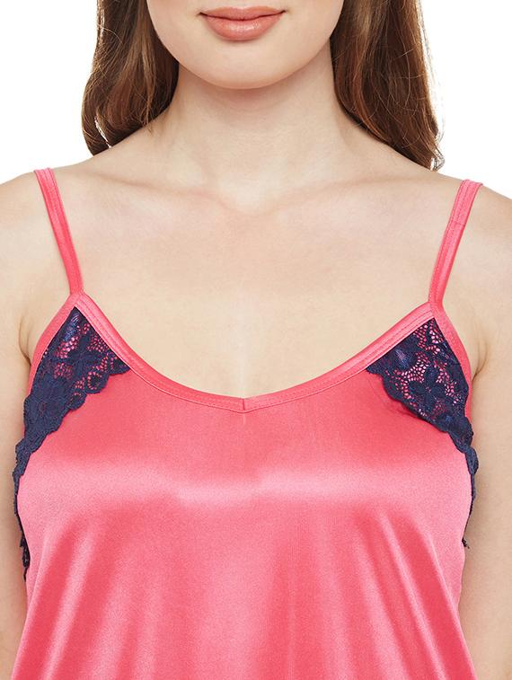 multi colored nighty with robe - 14907427 - Zoom Image - 7