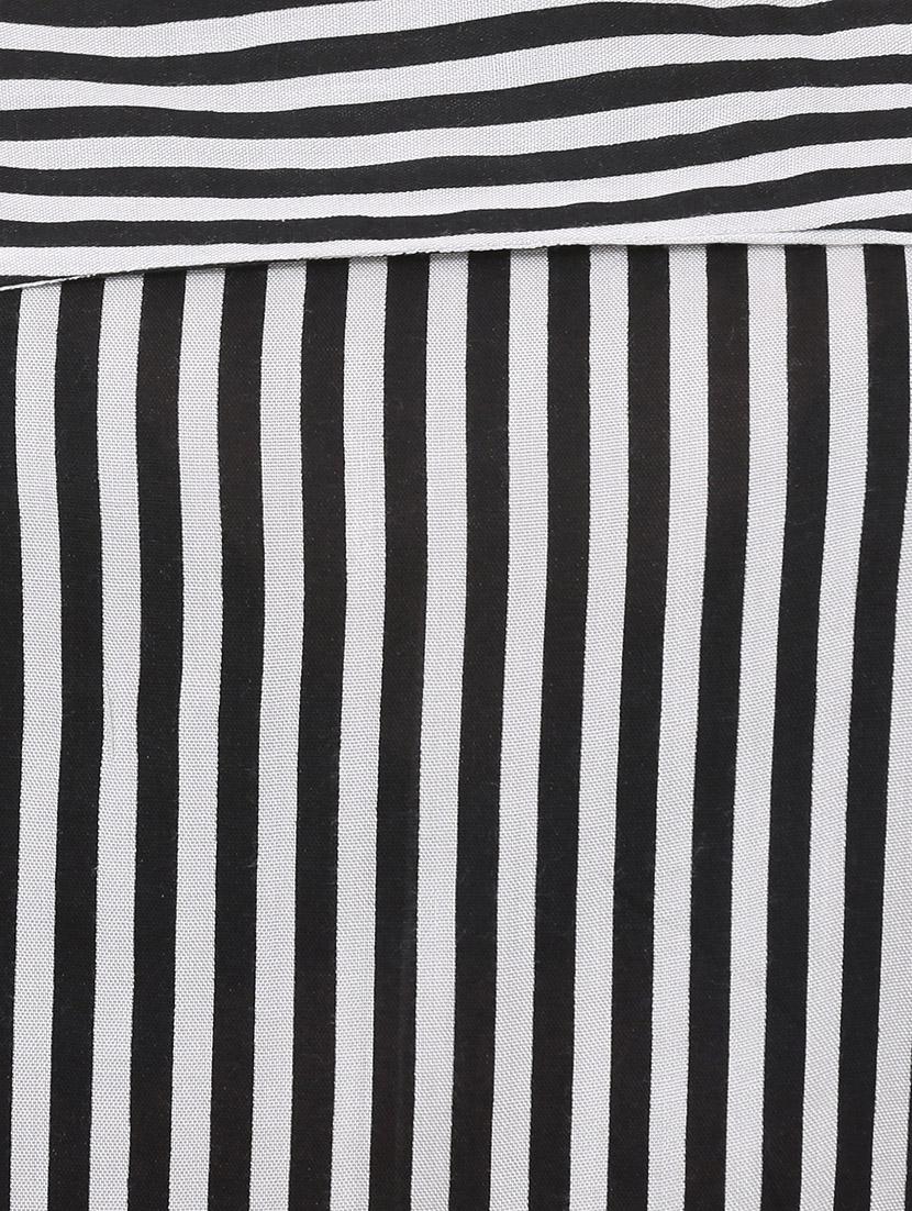 black rayon striped top - 14907883 - Zoom Image - 4