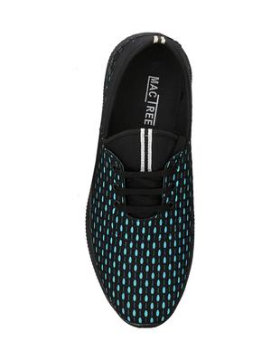 blue Fabric lace up sport shoe - 14908063 - Standard Image - 4