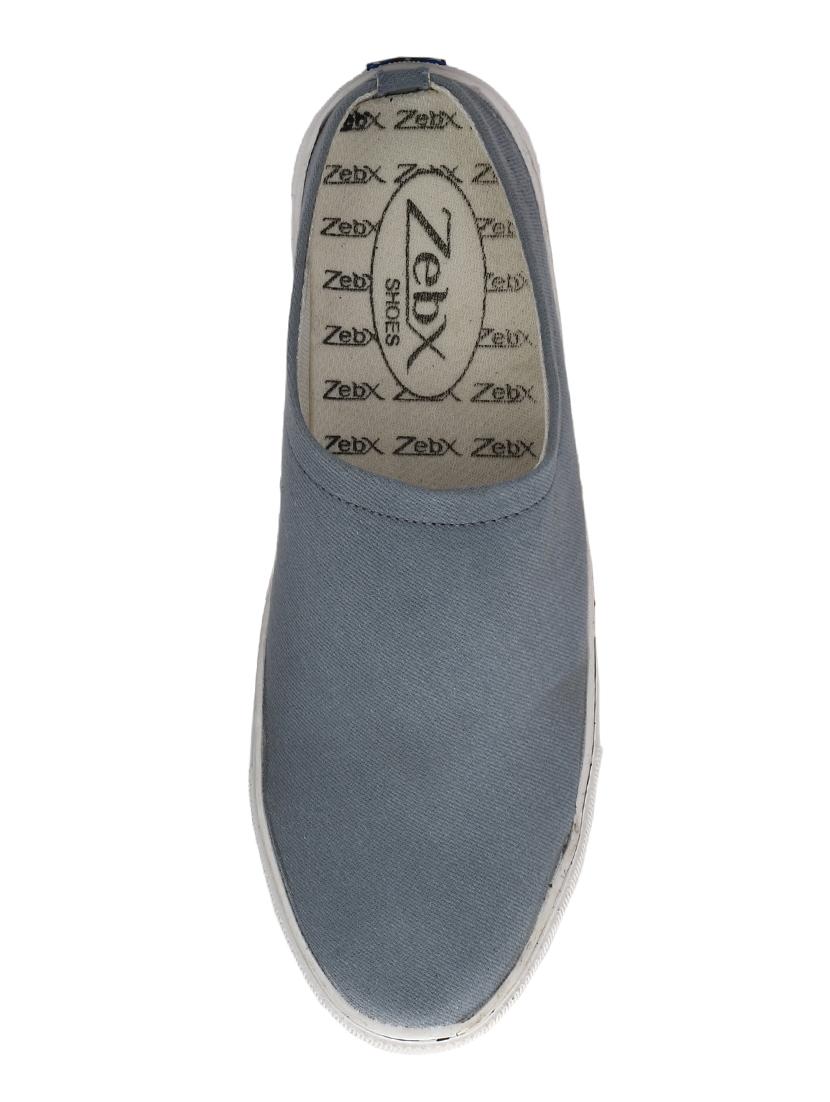 grey Canvas slip on mules - 14908784 - Zoom Image - 4