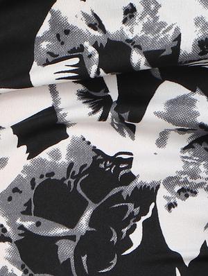 Black printed palazzo - 14908801 - Standard Image - 4
