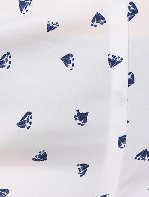 white printed palazzo - 14908814 - Standard Image - 4