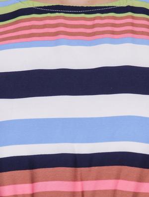 pink striped blouson dress - 14908840 - Standard Image - 4