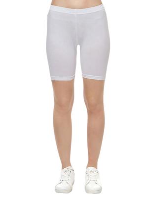 set of 2 white cotton capri legging - 14909295 - Standard Image - 4