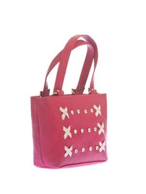red leatherette regular handbag - 14909752 - Standard Image - 4