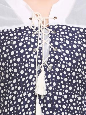 blue rayon straight kurta - 14910033 - Standard Image - 4