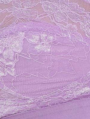solid purple net bra - 14911251 - Standard Image - 4