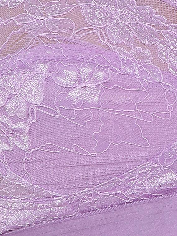 solid purple net bra - 14911251 - Zoom Image - 4