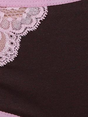 multi colored cotton blend panty - 14911332 - Standard Image - 4