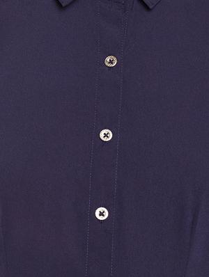 tie knot belt shirt dress - 14912059 - Standard Image - 4