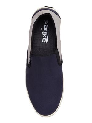 navy Canvas casual slipon - 14912587 - Standard Image - 4
