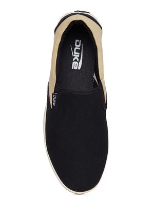 black Canvas casual slipon - 14912588 - Standard Image - 4