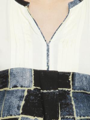 straight checks kurta - 14912998 - Standard Image - 4
