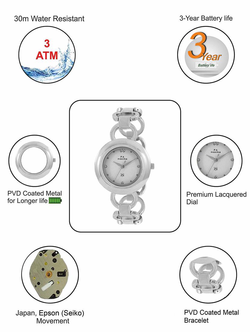 round dial analog watch - 48032bmli - 14913042 - Zoom Image - 4