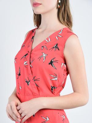 pink crepe full leg jumpsuit - 14914864 - Standard Image - 4