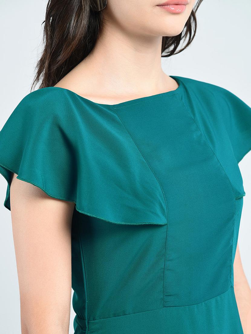 Boat Neck gown dress - 14915214 - Zoom Image - 4