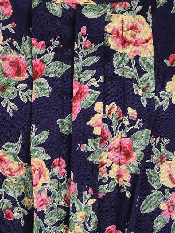 navy blue printed rayon top - 14918620 - Zoom Image - 4