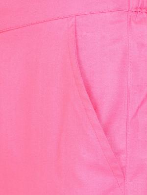 pink rayon straight palazzo - 14918944 - Standard Image - 4