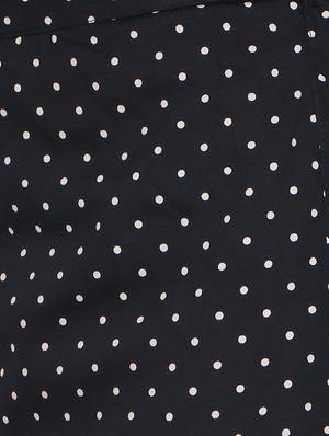 black printed crepe palazzo - 14918947 - Standard Image - 4