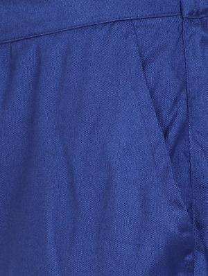 blue rayon straight palazzo - 14918965 - Standard Image - 4