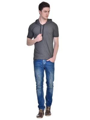 grey cotton t-shirt - 14926013 - Standard Image - 4
