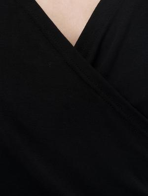 floral mesh sleeved wrap top - 14930610 - Standard Image - 4