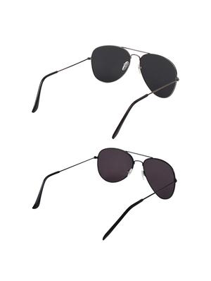 abner combo of aviator & aviator sunglases - 14930822 - Standard Image - 4