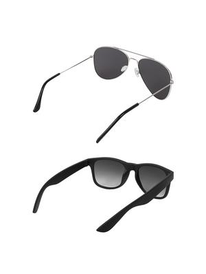 abner combo of aviator & wayfarer sunglases - 14930946 - Standard Image - 4