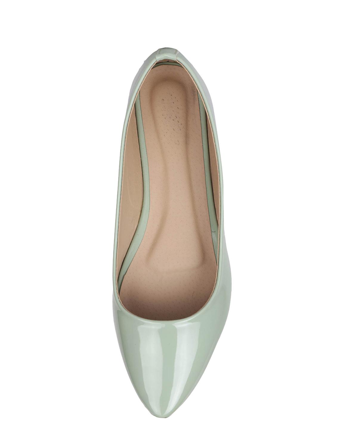 green patent slip on ballerina - 14932270 - Zoom Image - 4