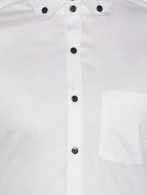 white cotton formal shirt - 14933279 - Standard Image - 4