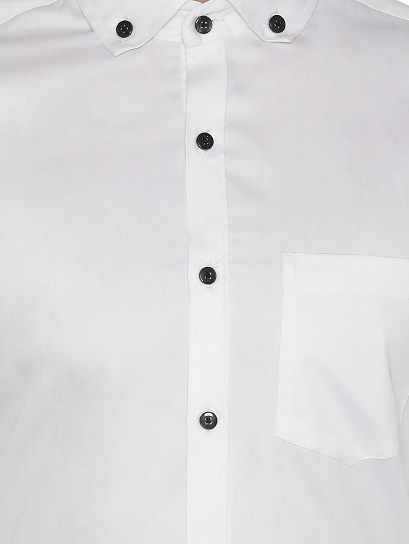 white cotton formal shirt - 14933279 - Zoom Image - 4