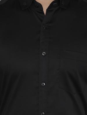 black cotton formal shirt - 14933283 - Standard Image - 4