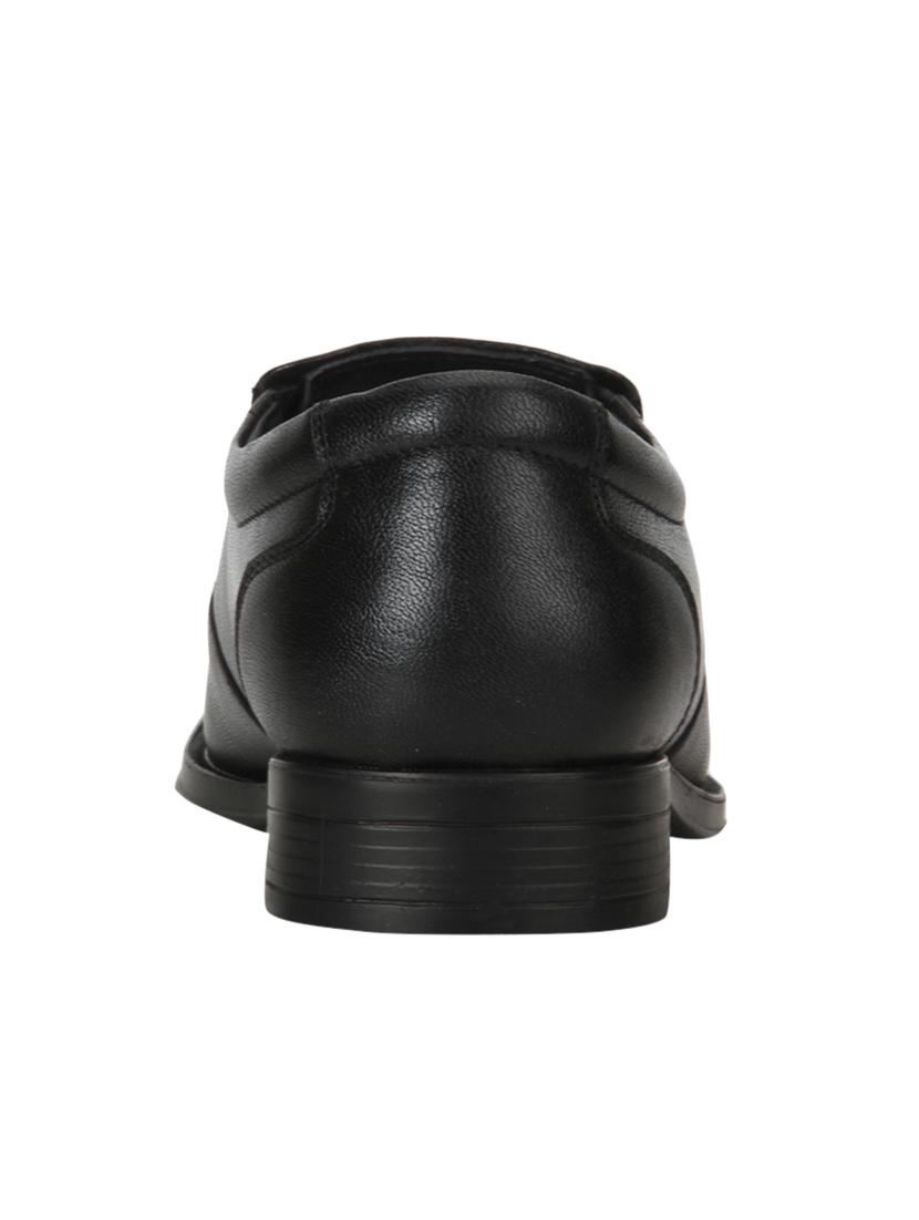 black leather formal slip on - 14938554 - Zoom Image - 4