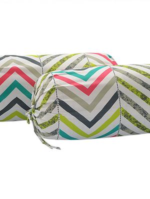 chevron diwan set with bolster and cushion covers (set of 6) - 14945257 - Standard Image - 4