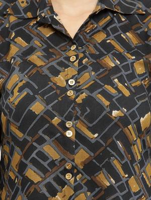 asymmetric bell sleeves kurta - 14947775 - Standard Image - 4