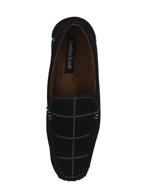 black suede slip on loafer - 14948353 - Standard Image - 4