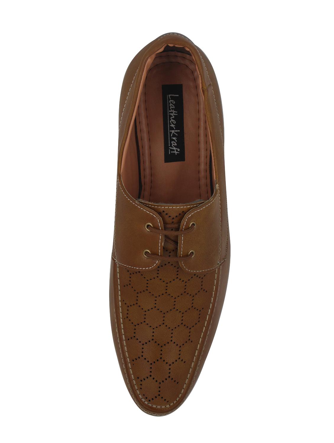 tan leatherette formal derby - 14948362 - Zoom Image - 4
