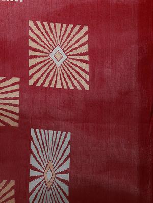 maroon printed saree with blouse - 14951361 - Standard Image - 4