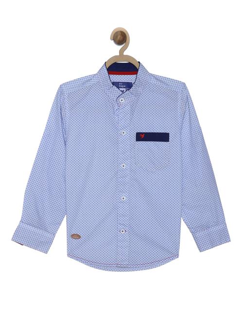 blue cotton shirt - 14951629 - Standard Image - 1